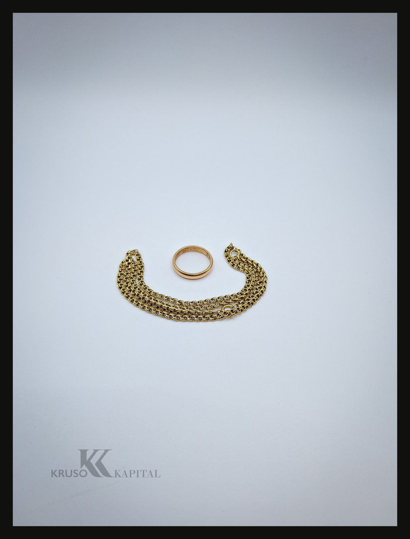 Collana e anello oro 
