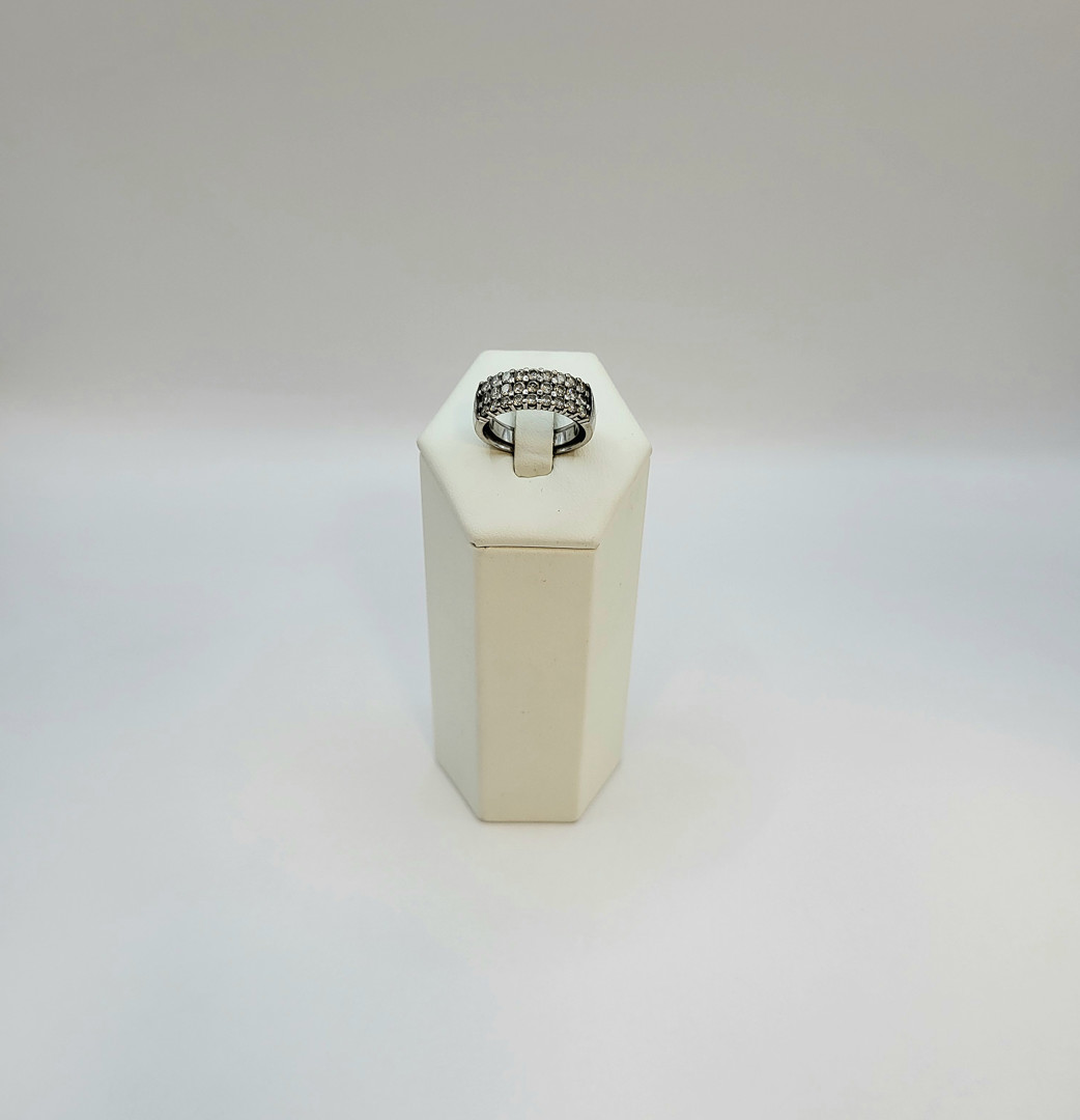 Anello oro diamantini