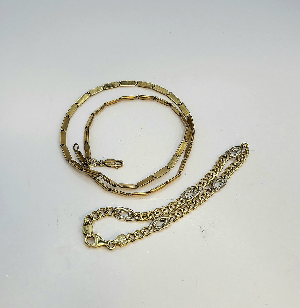 Collana e bracciale oro