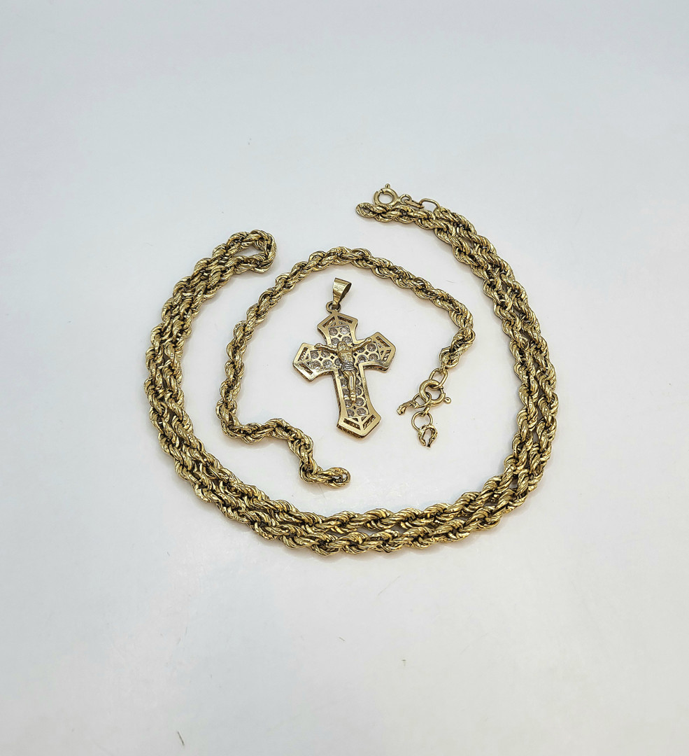 Collana bracciale e ciondolo oro pietre