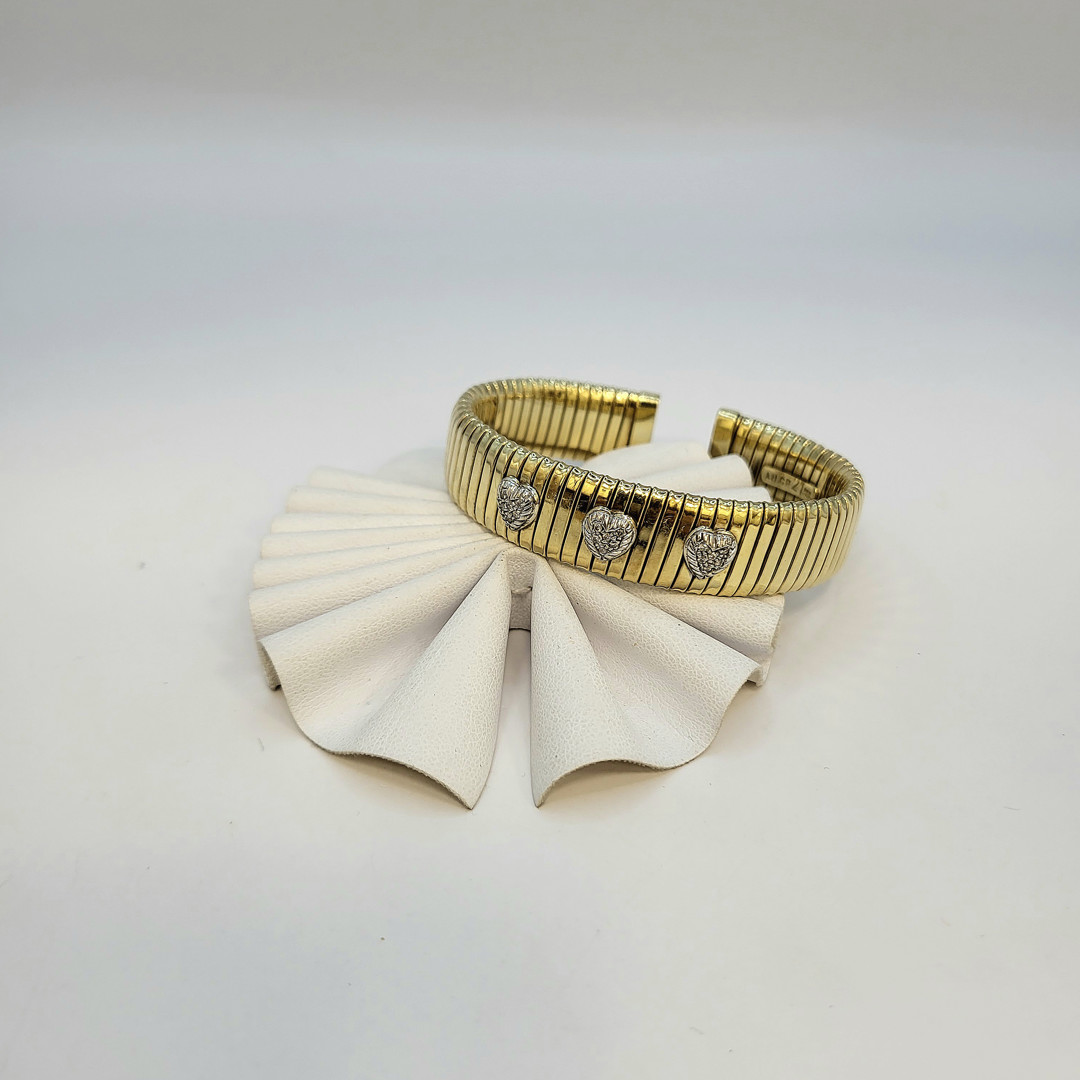 Bracciale oro diamantini