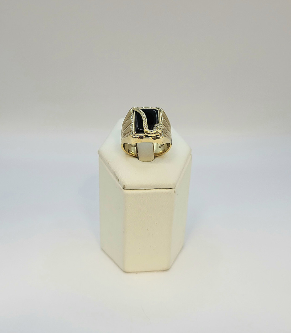 Anello oro pietra