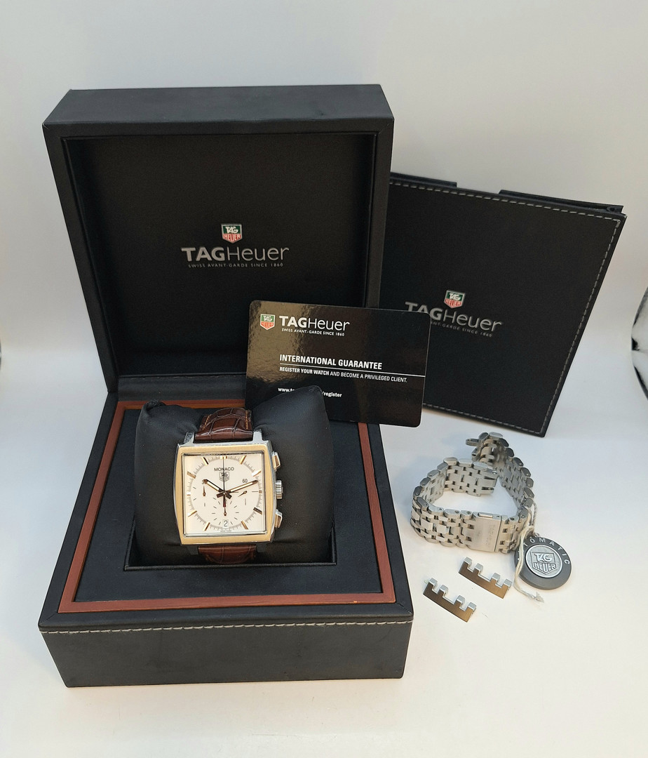 Cronografo Tag Heuer Monaco acciaio 