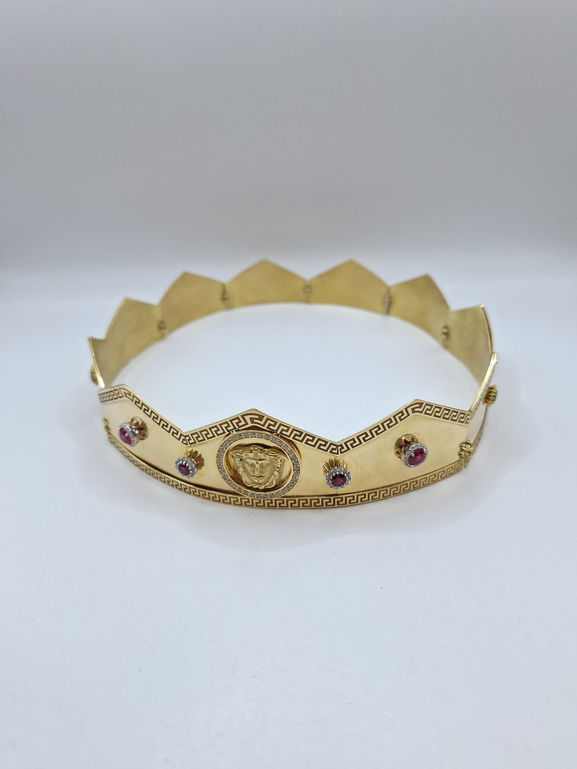Corona oro pietre