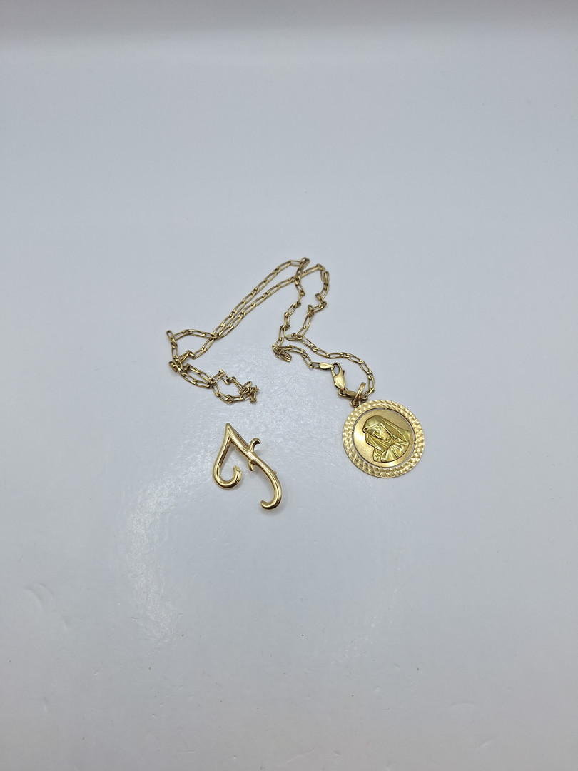 Collana ciondolo spilla oro