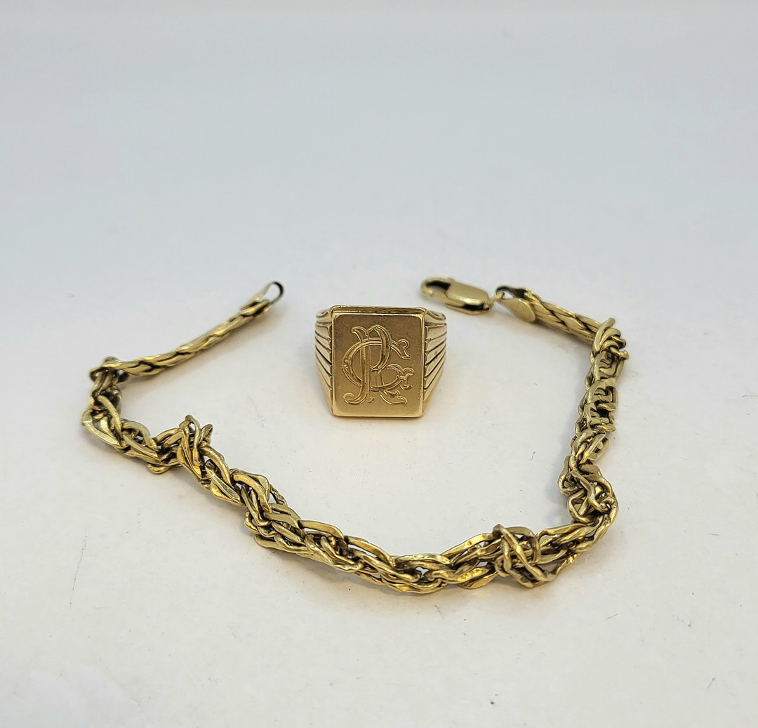 Anello e bracciale oro 