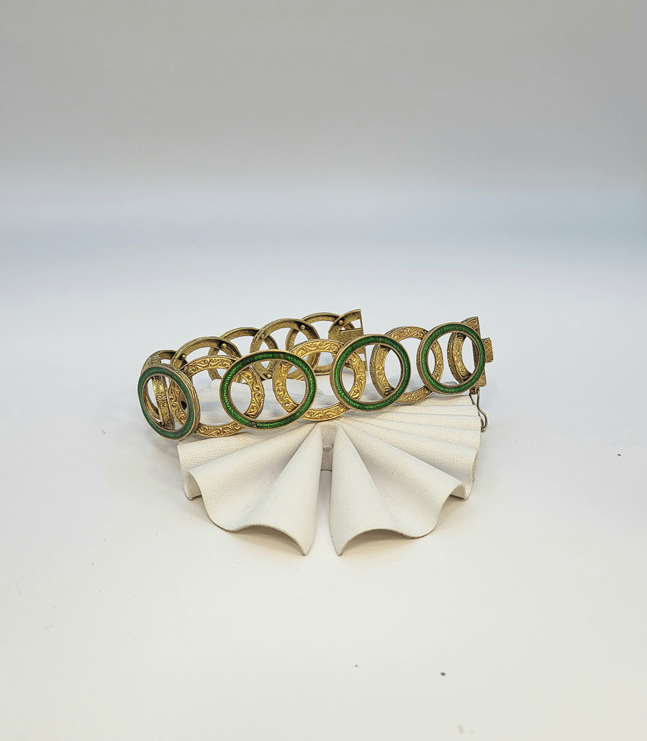 Bracciale oro smalti 