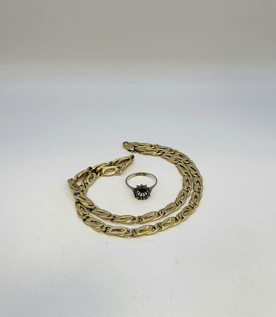 Collana e anello oro 