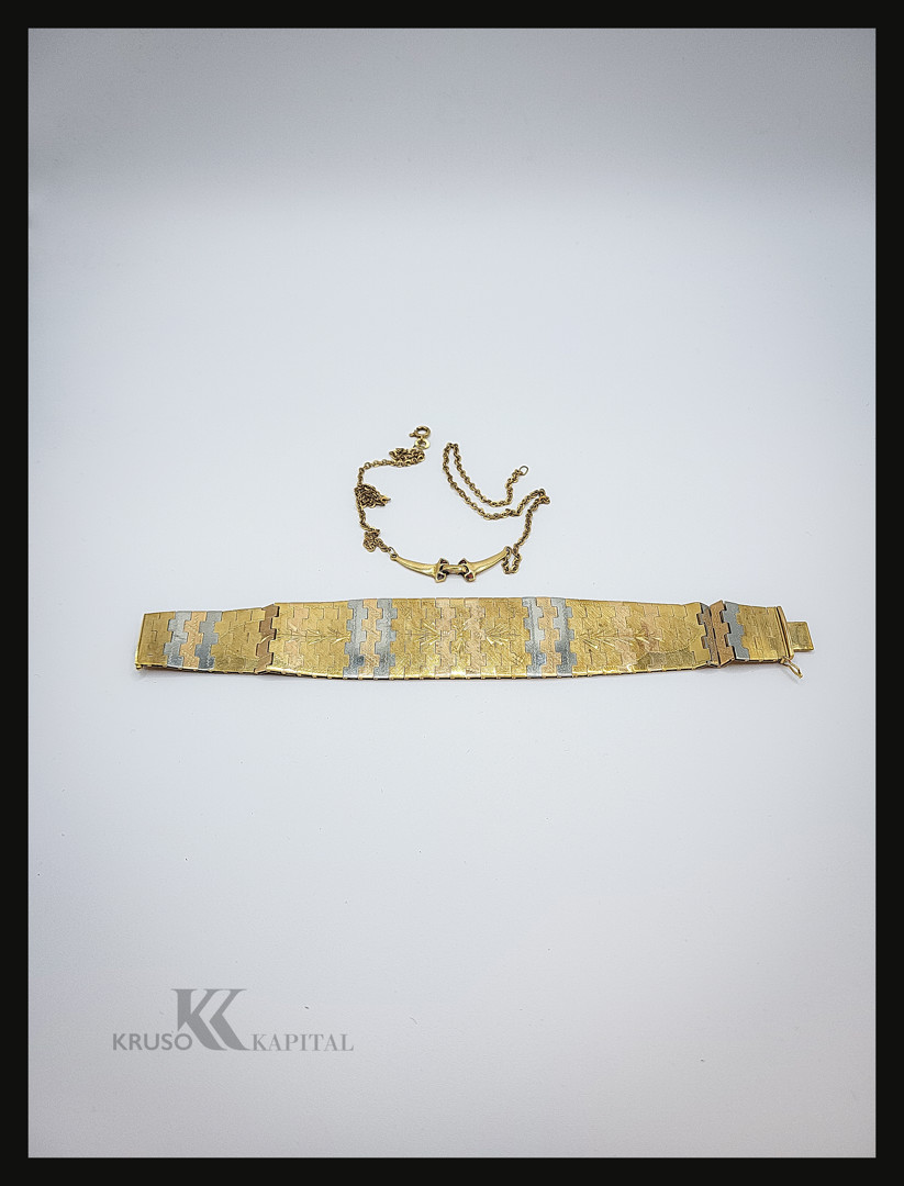 Bracciale e collana oro 
