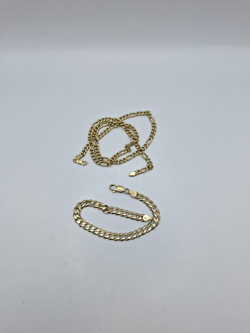 Collana e bracciale oro