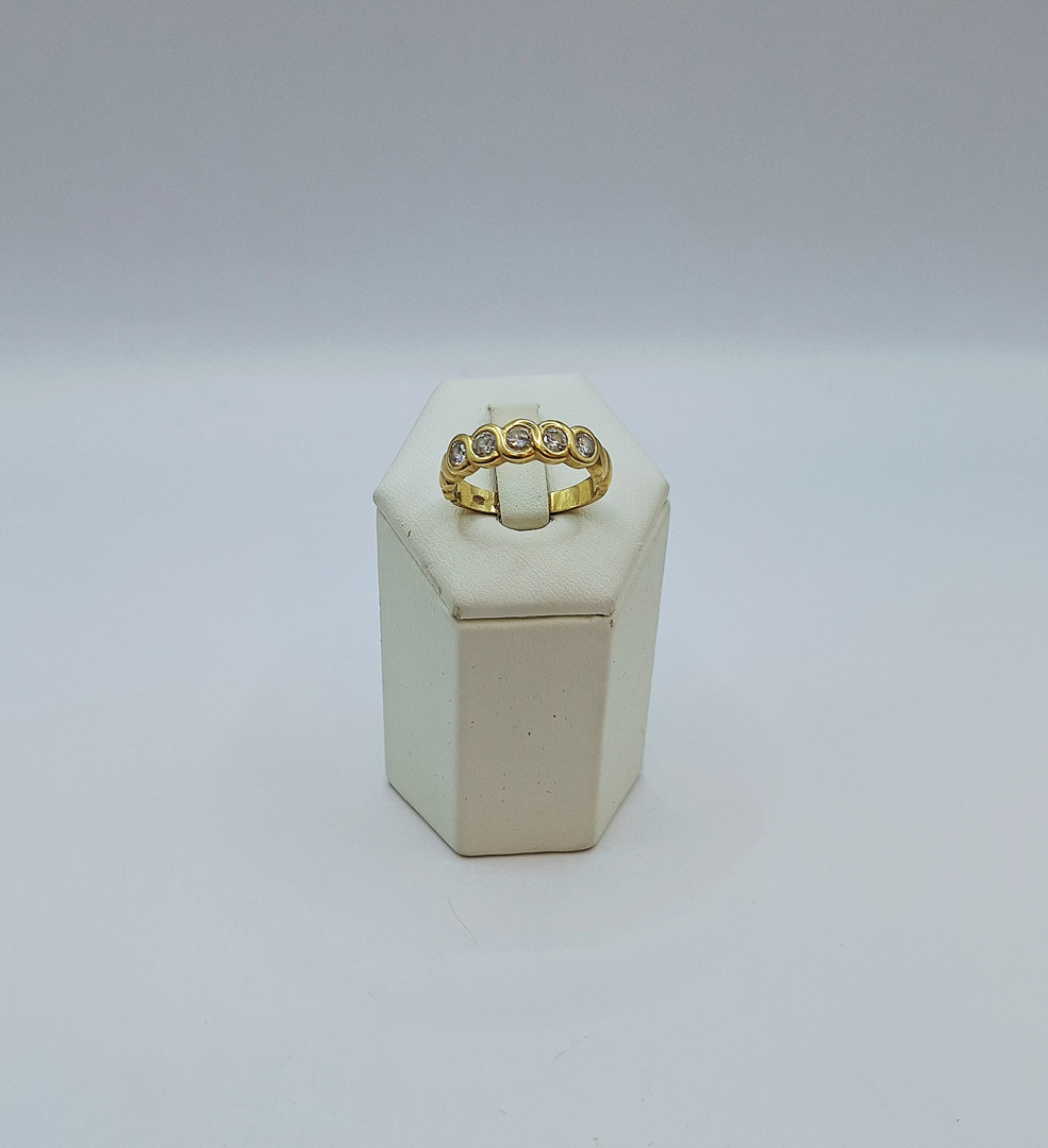 Anello oro diamanti