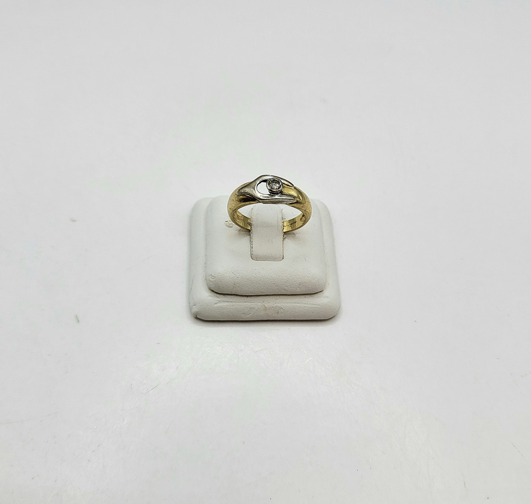Anello oro diamante