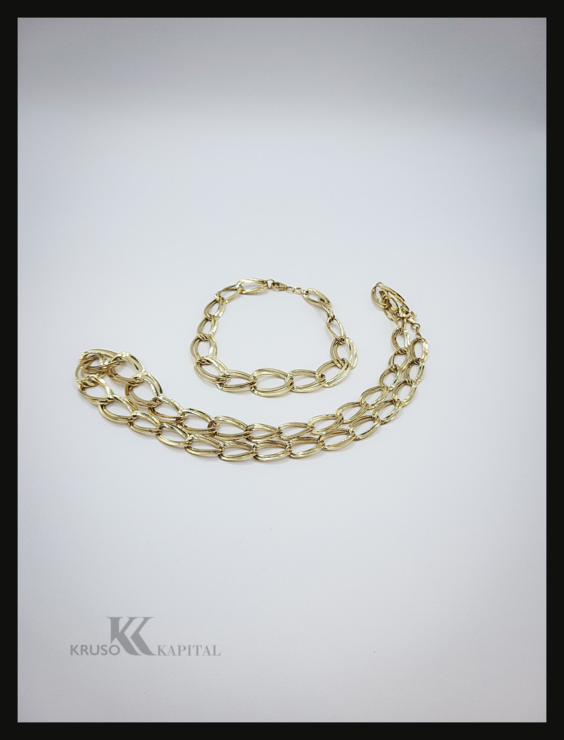 Collana e bracciale oro 