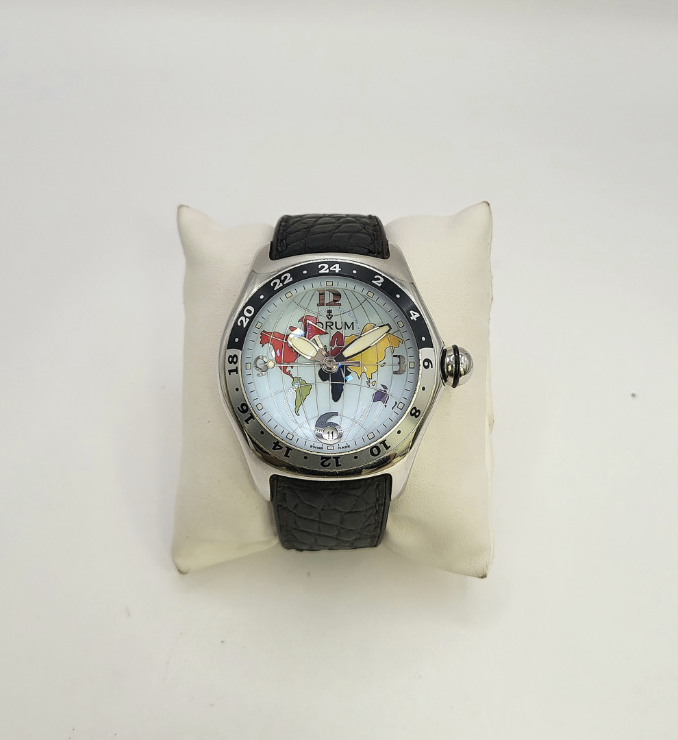 Orologio Corum Bubble Gmt acciaio