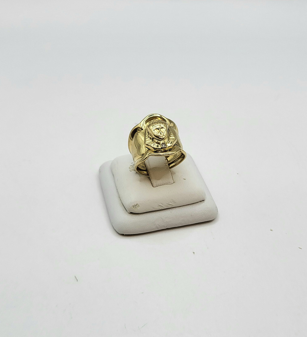 Anello oro diamantino