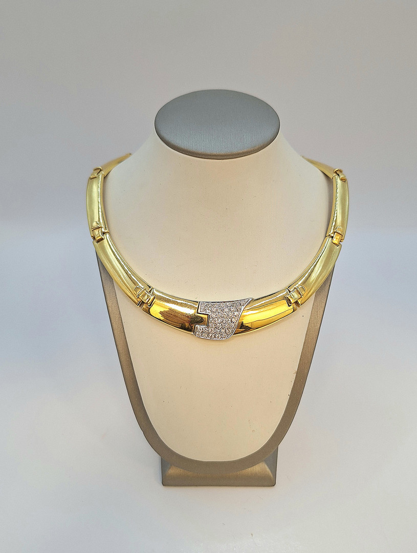 Collana oro diamanti