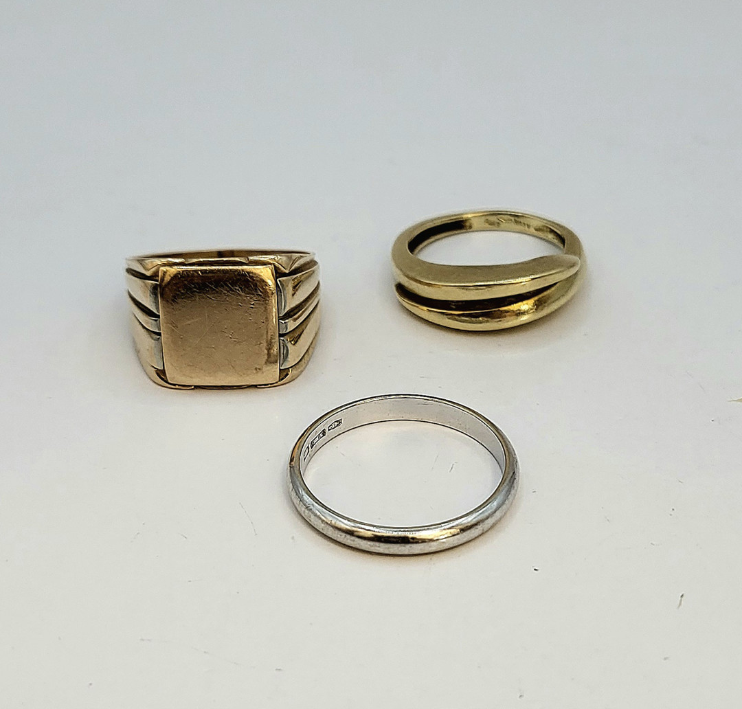 Tre anelli oro 