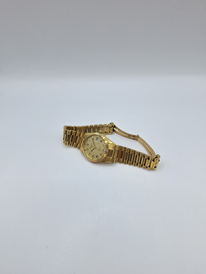 Orologio con bracciale oro