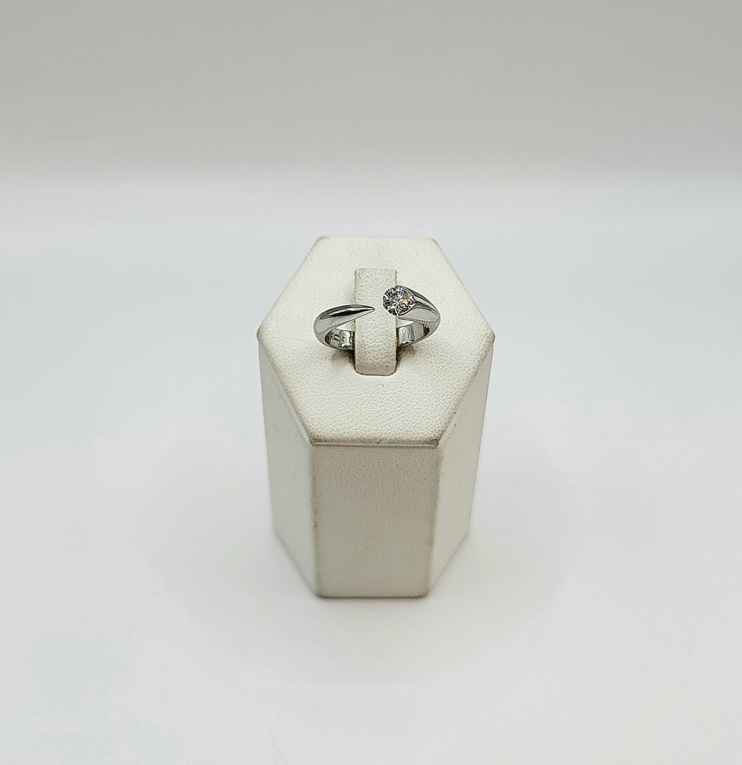 Anello platino diamante