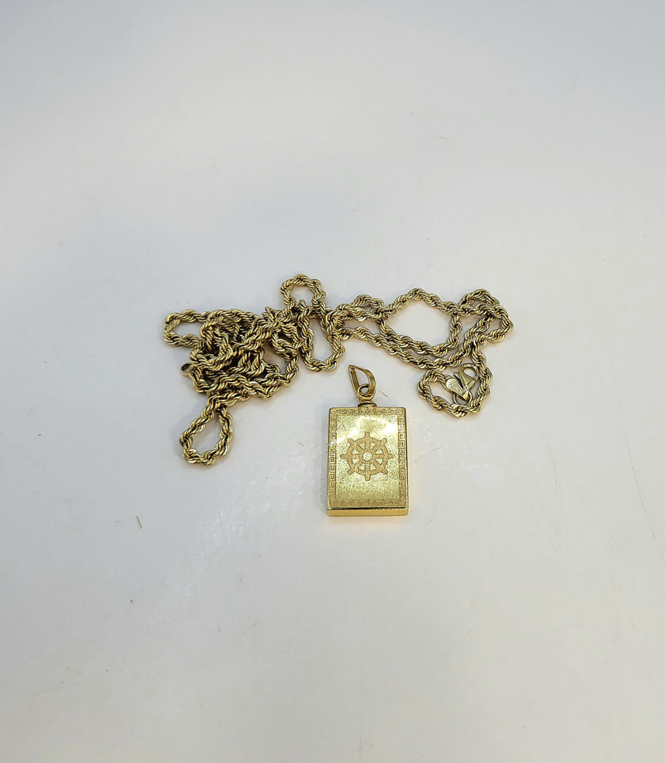 Collana ciondolo oro