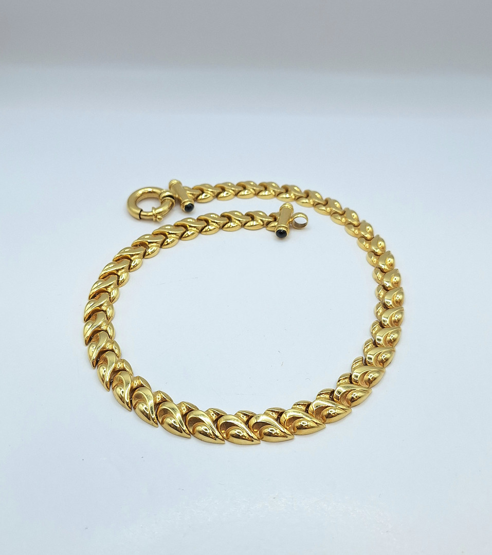 Collana oro pietre 