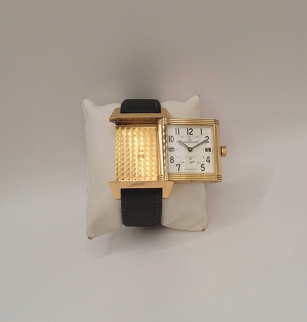 Orologio oro rosa Jaeger le Coultre Reverso Squadra
