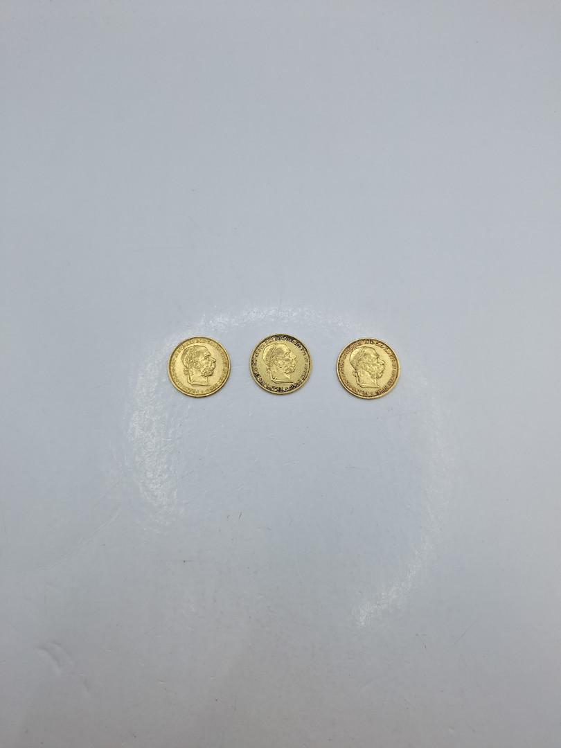 Tre monete oro 