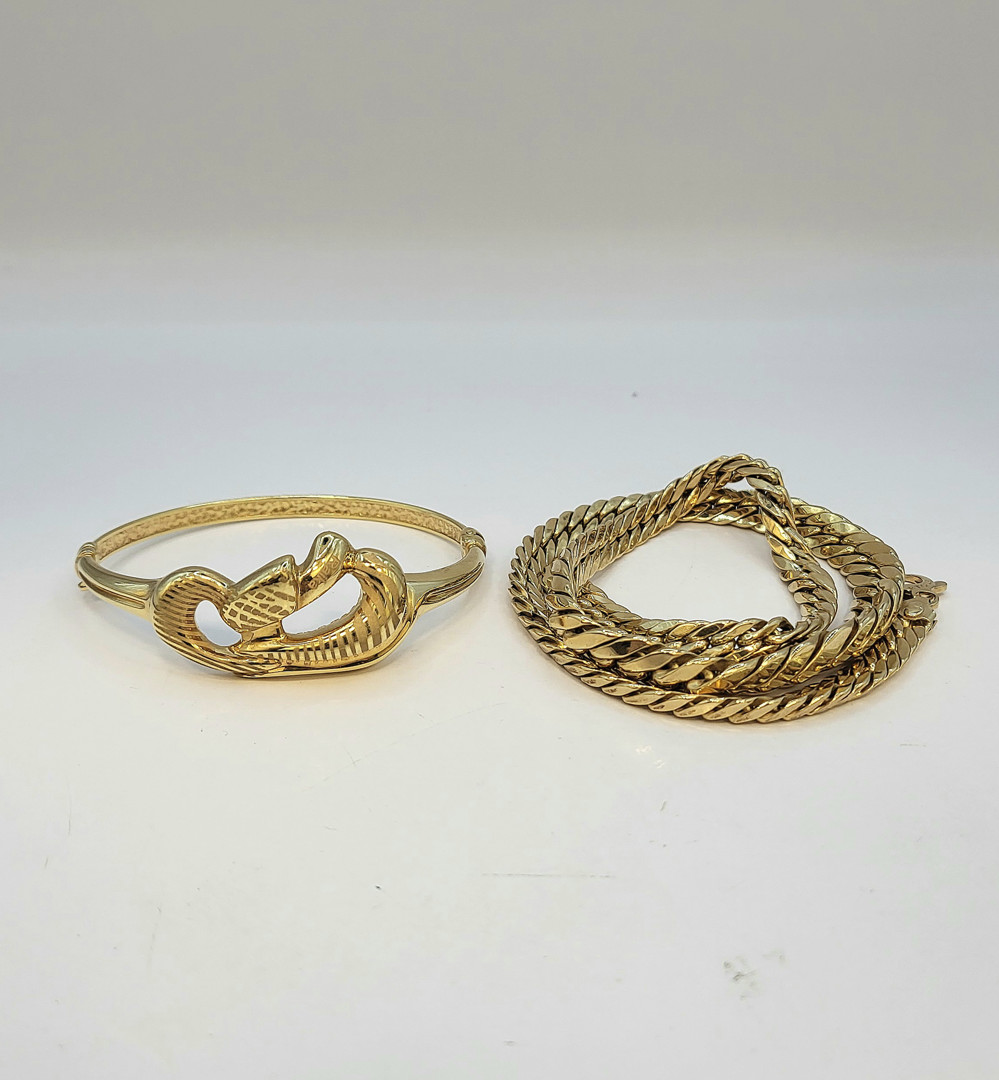 Collana e bracciale oro