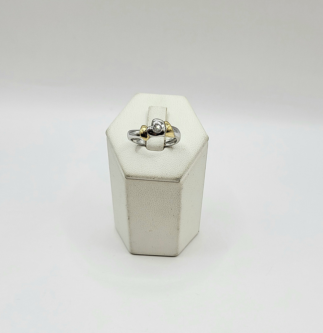 Anello oro diamantino