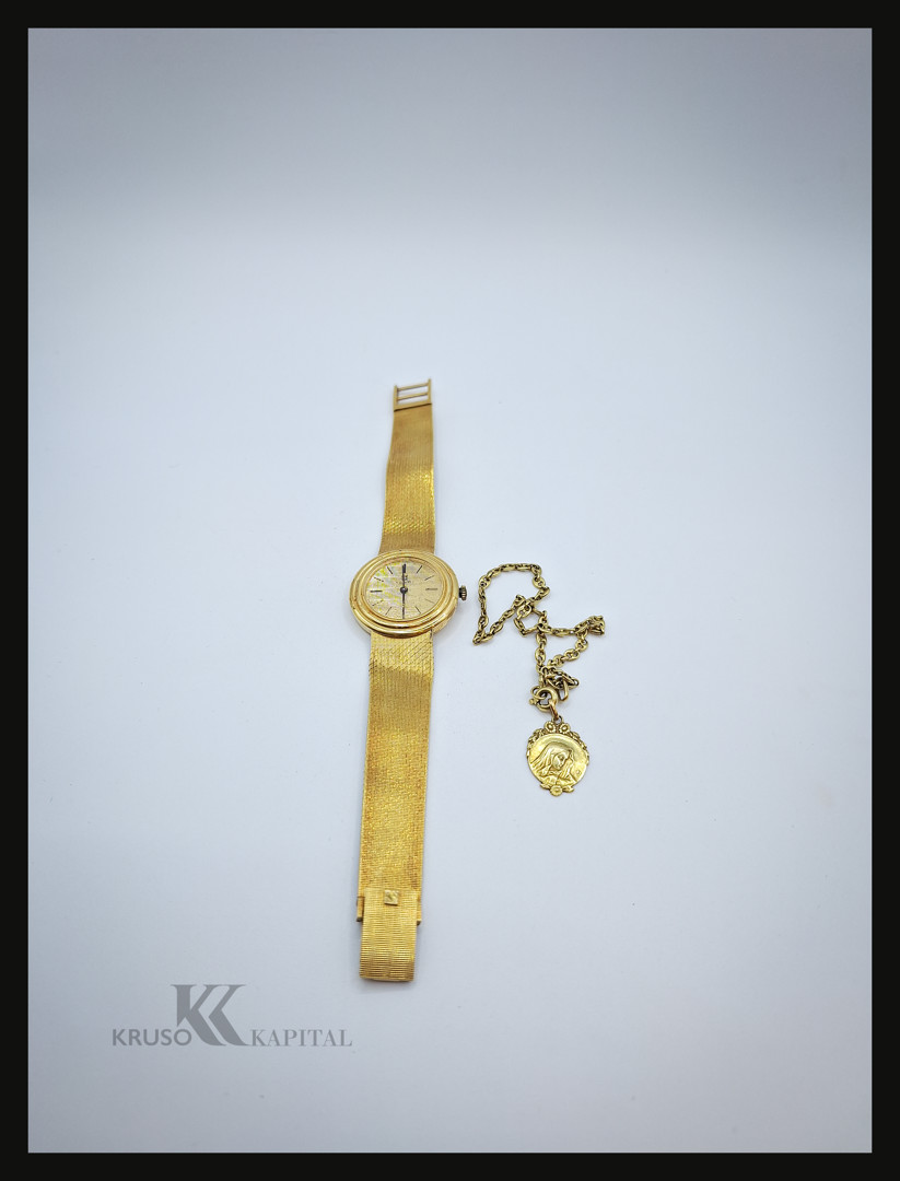 Orologio bracciale e ciondolo oro parte metallo 