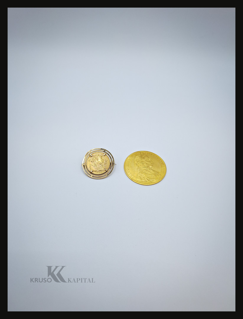 Spilla pezzo oro