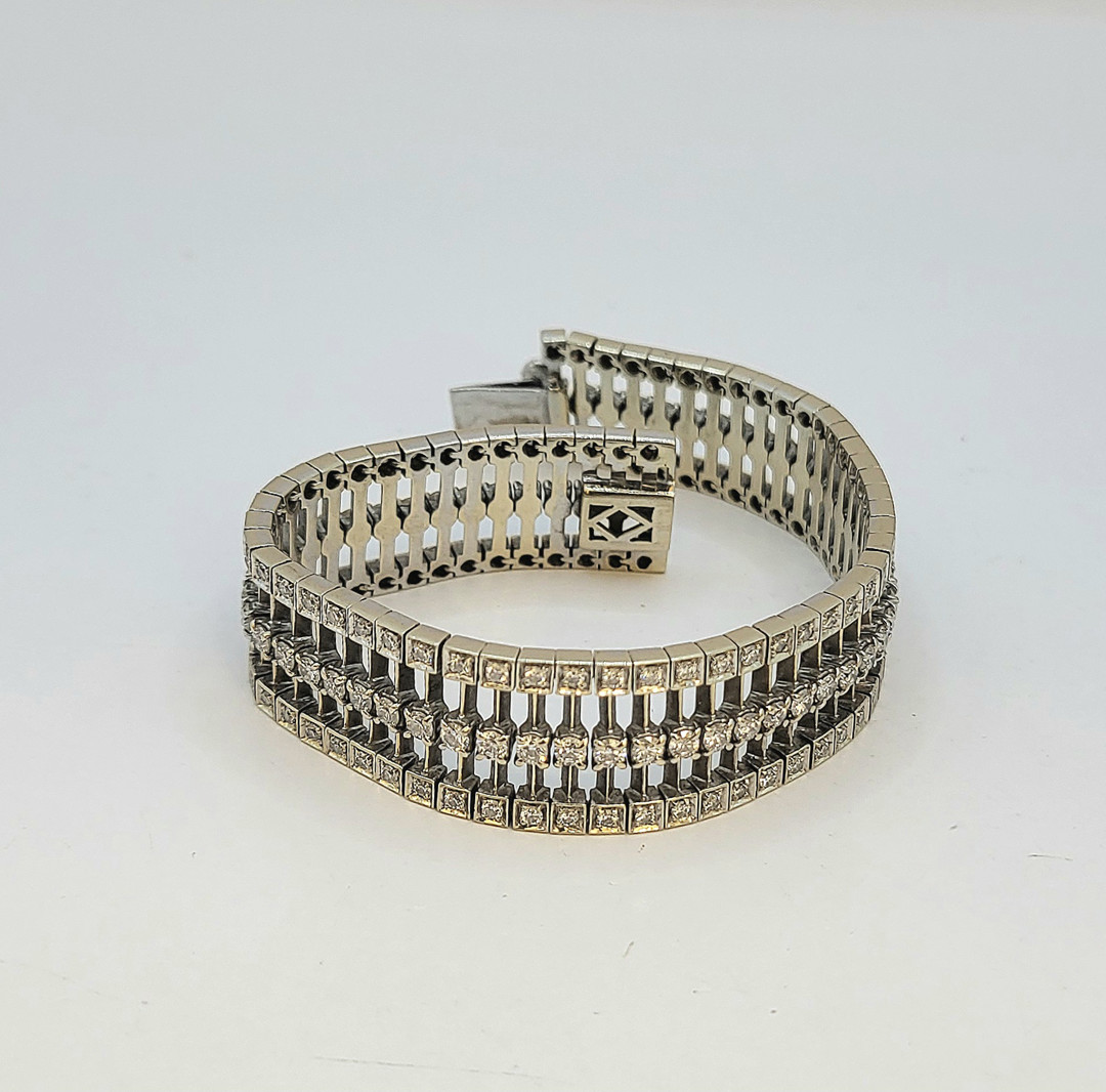 Bracciale oro diamanti