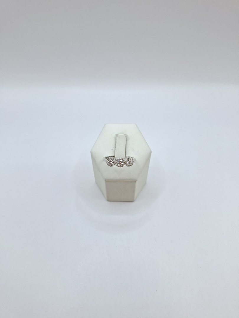 Anello oro diamantini