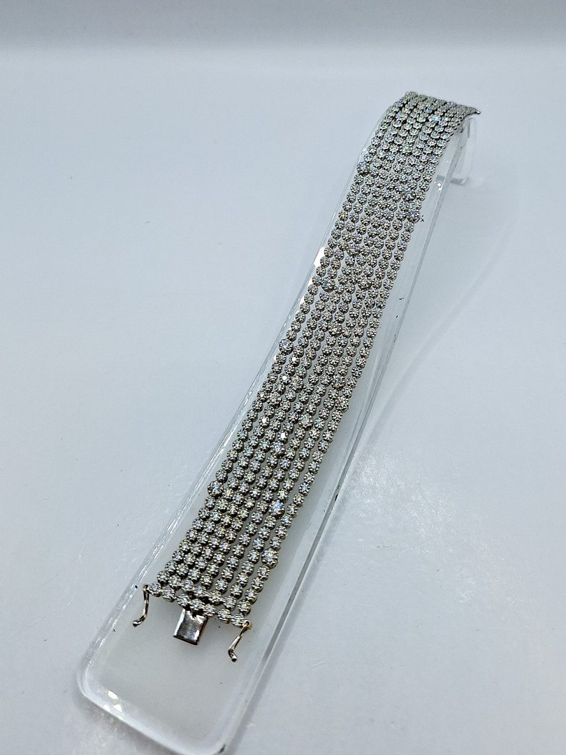 Bracciale oro diamantini