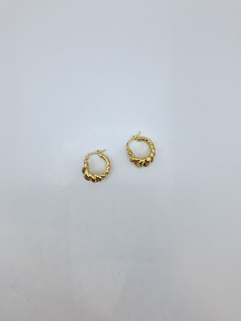 Un paio orecchini oro 