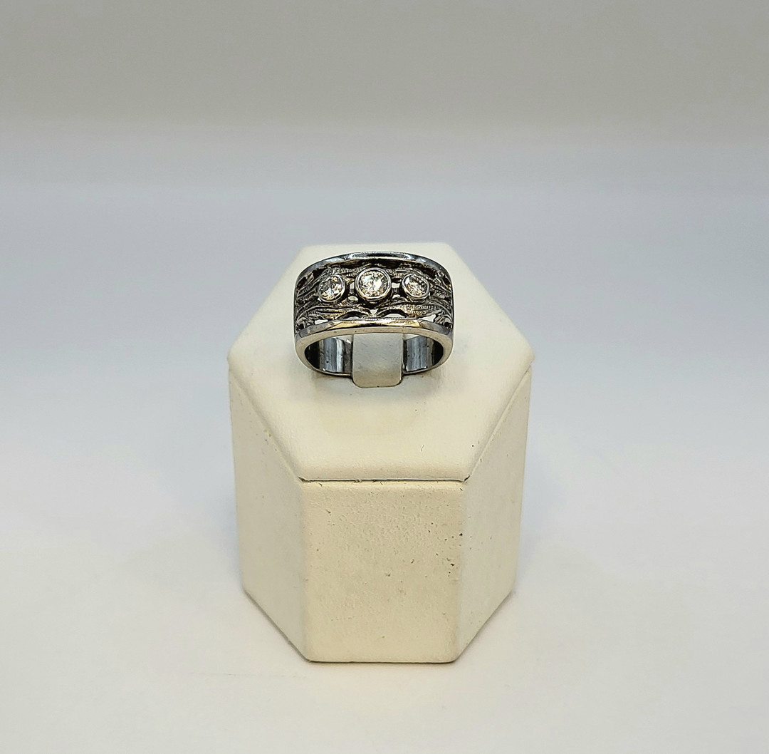 Anello oro diamanti