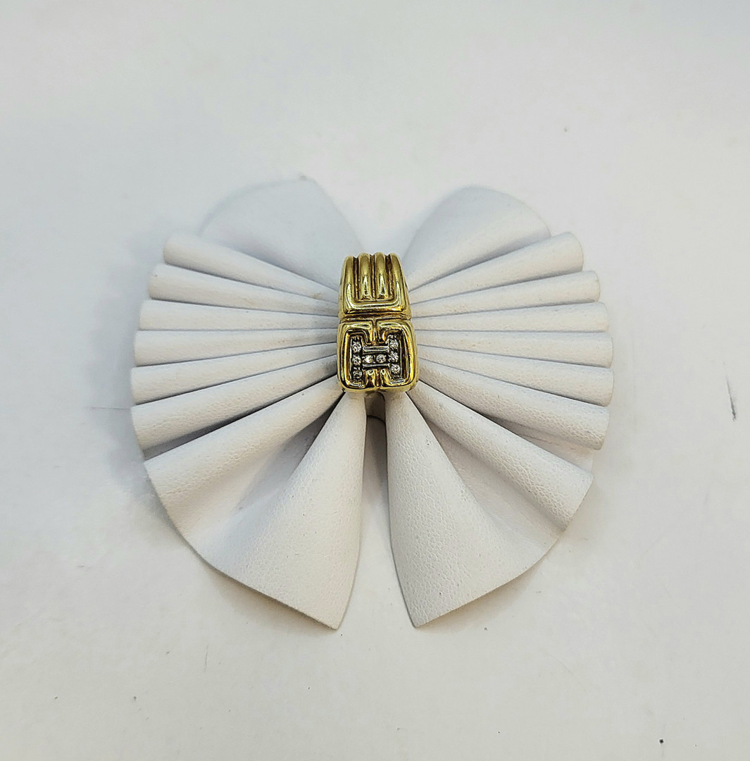 Orecchino oro diamantini pietre