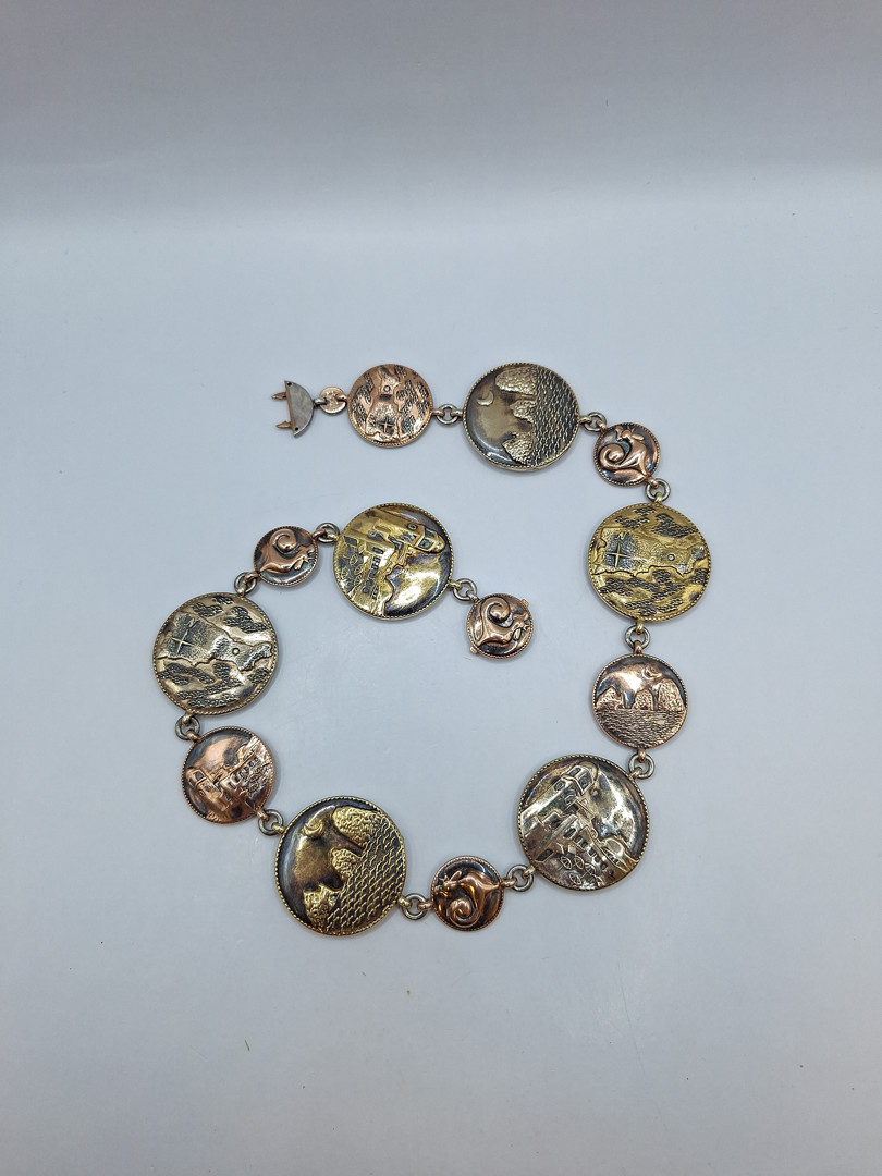 Collana a firma Chantecler argento oro