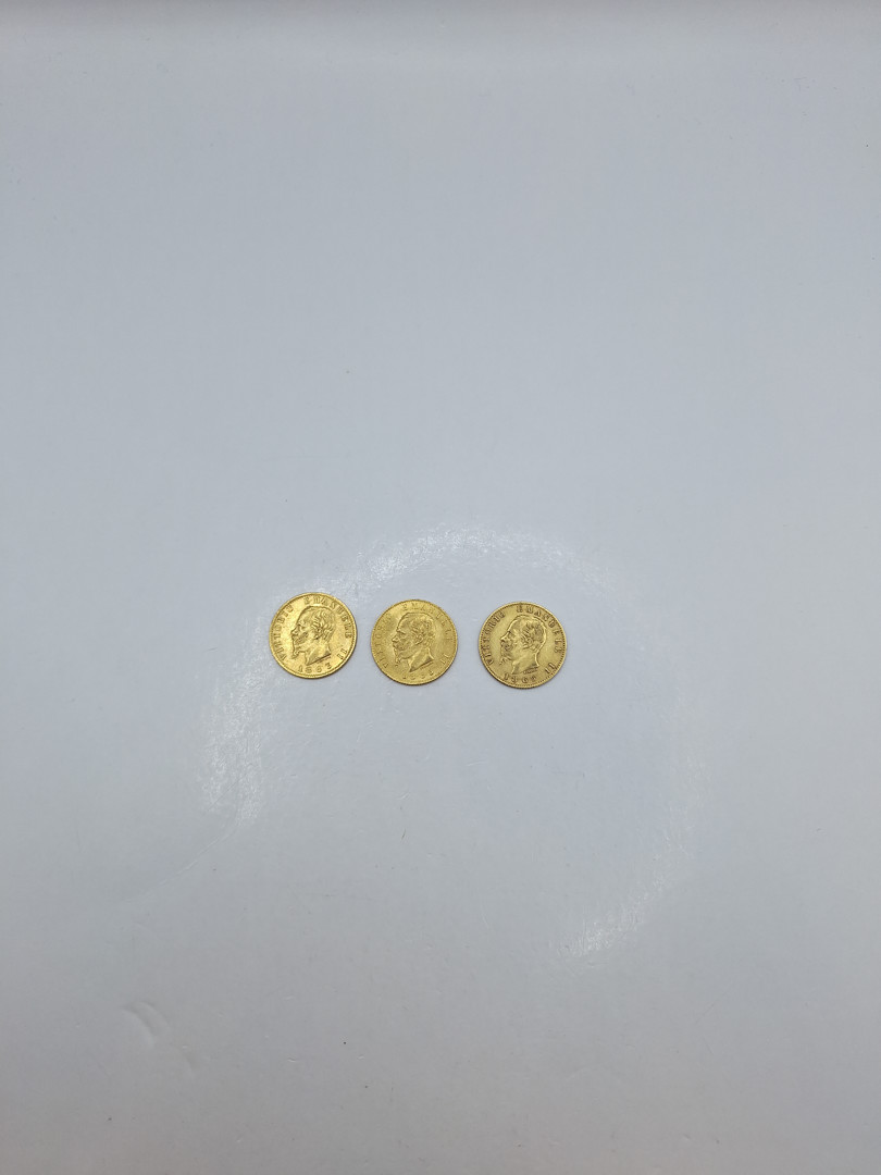 Tre monete oro