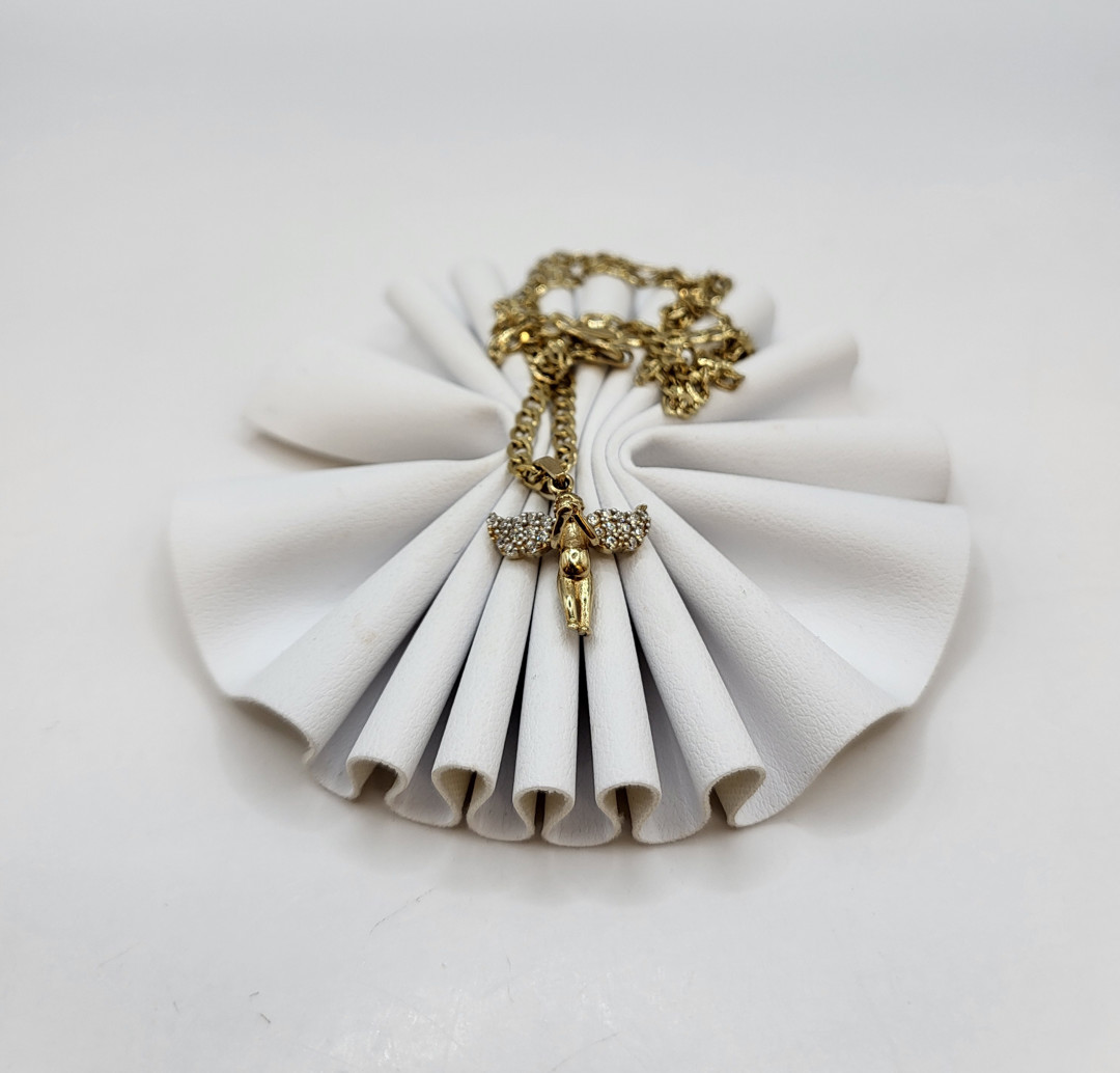 Collana e ciondolo oro pietre