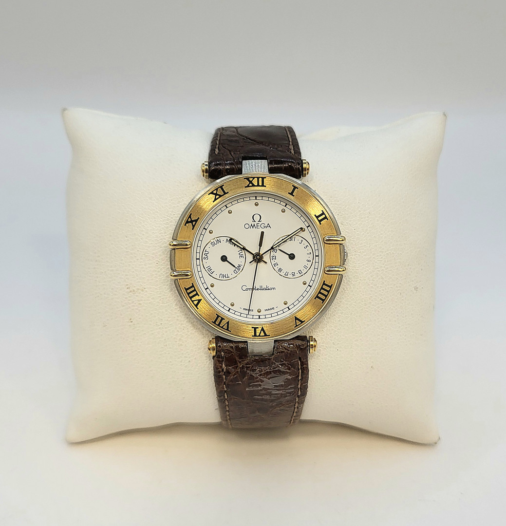 Orologio Omega Constellation acciaio e oro