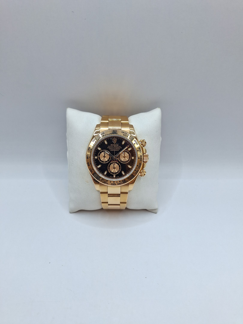 Cronografo con bracciale oro rosa Rolex Daytona