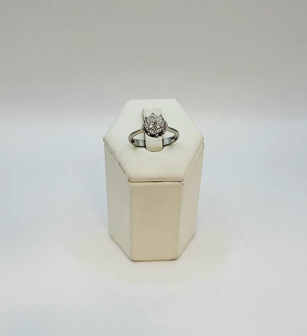 Anello oro diamante 