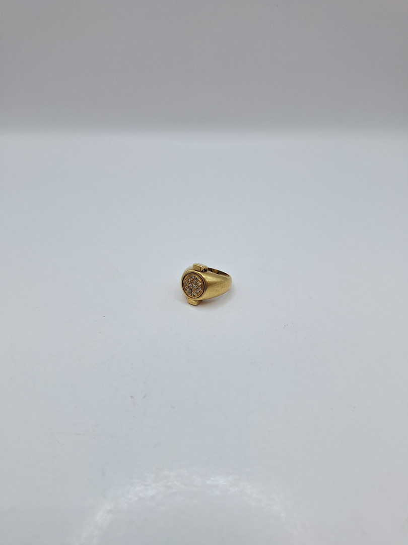 Anello oro diamantini