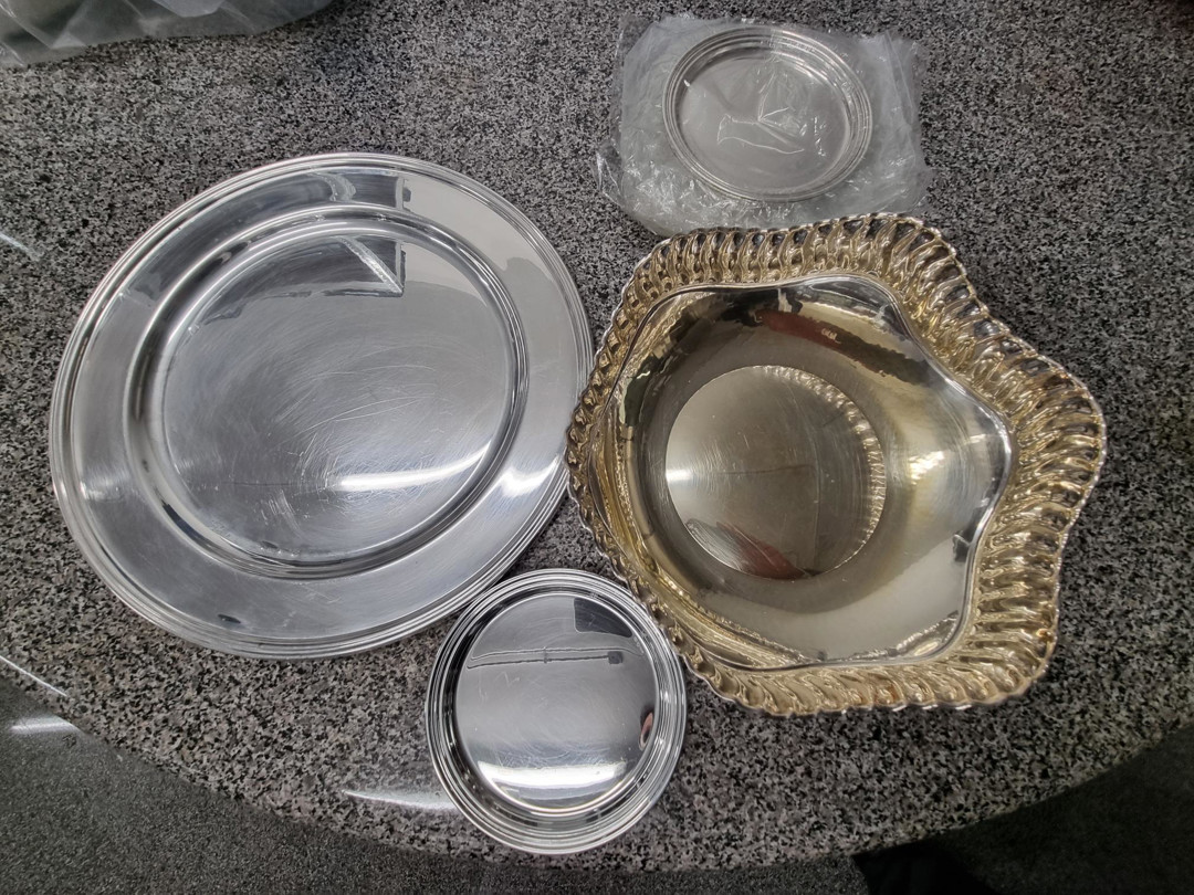 Vari oggetti argento