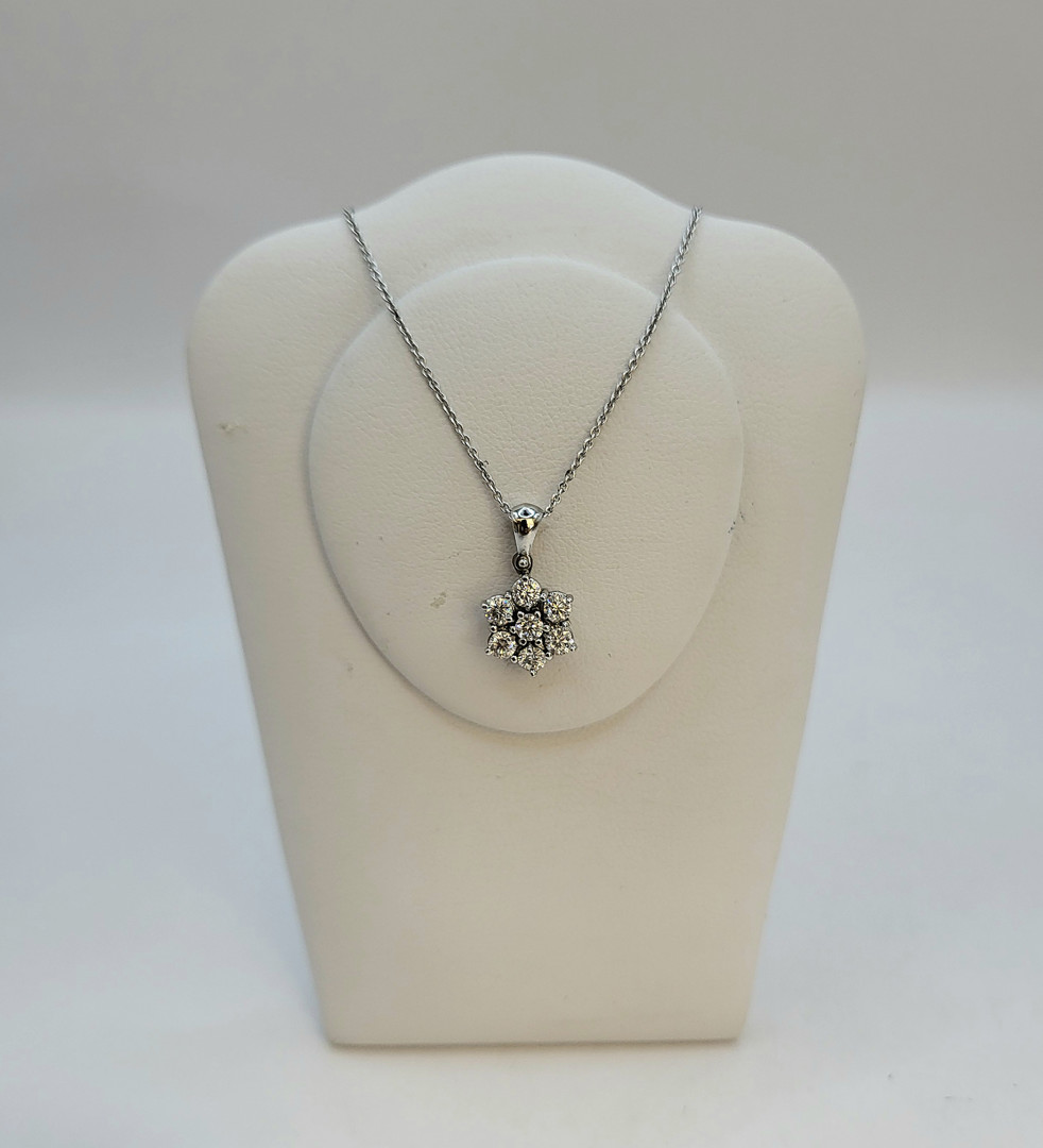 Collana ciondolo oro diamanti