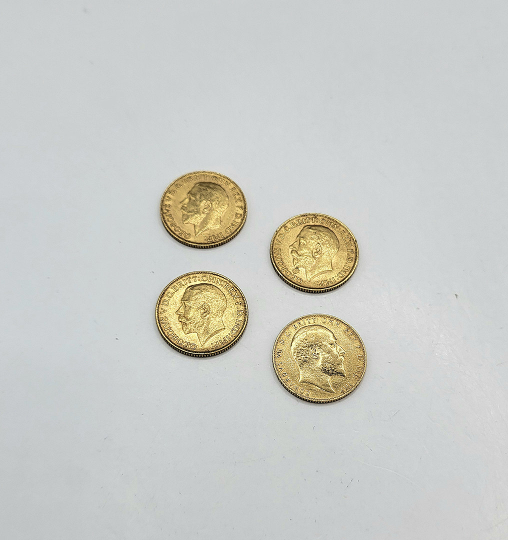 Quattro sterline oro 