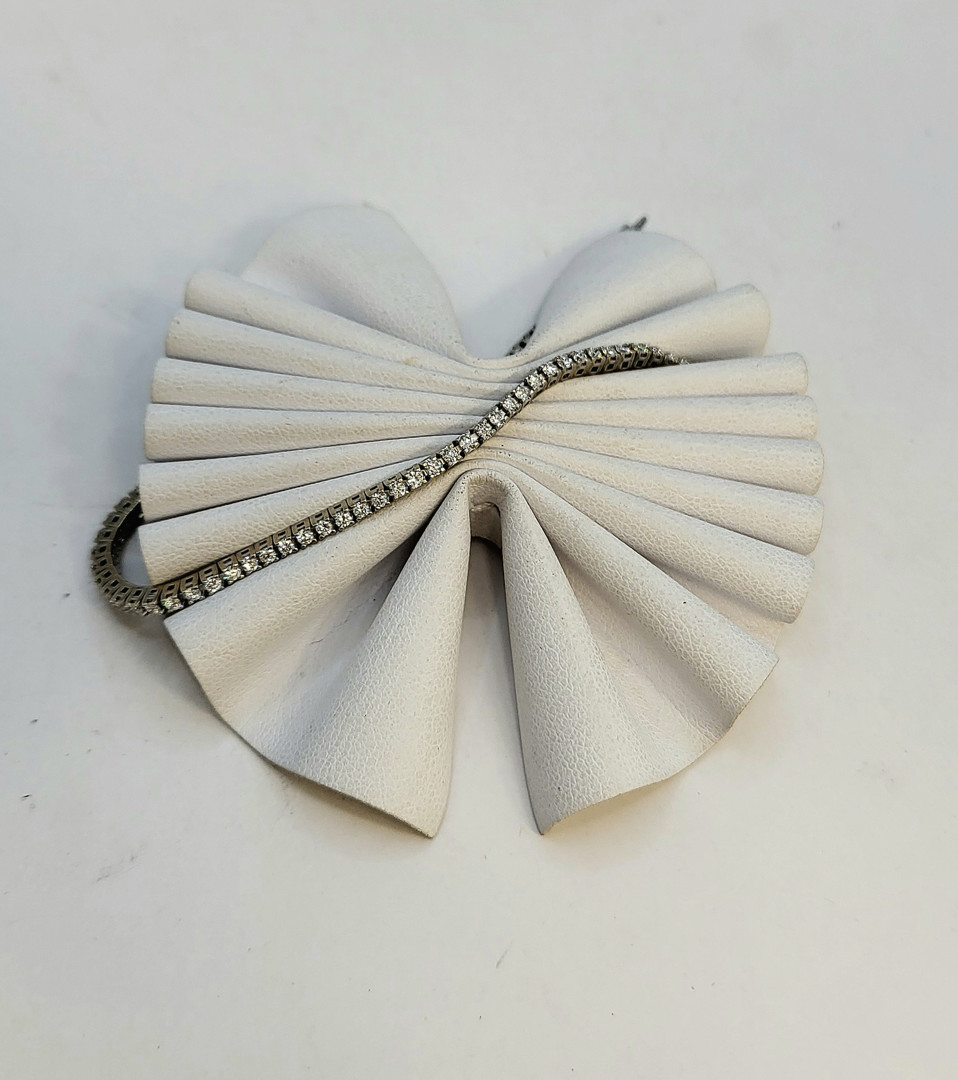 Bracciale tennis oro diamantini 