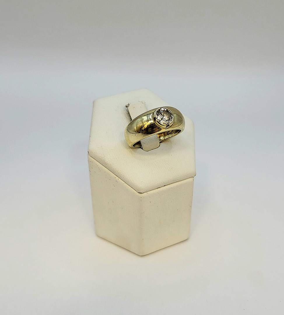 Anello oro diamante