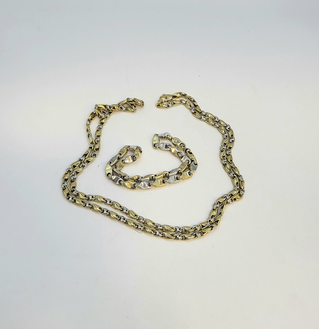 Collana e bracciale oro 